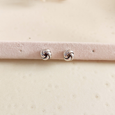 Aretes Bimba Plateado - Colección Acero